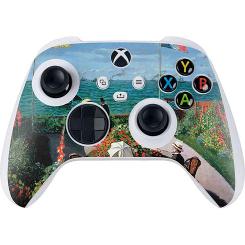 Claude Monet The Terrace at Sainte-Adresse Xbox Series S Controller Skin