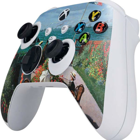 Claude Monet The Terrace at Sainte-Adresse Xbox Series S Controller Skin