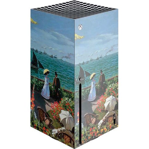 Claude Monet The Terrace at Sainte-Adresse Xbox Series X Console Skin