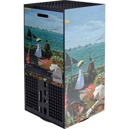 Claude Monet The Terrace at Sainte-Adresse Xbox Series X Console Skin