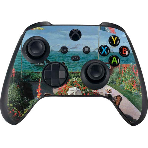 Claude Monet The Terrace at Sainte-Adresse Xbox Series X Controller Skin