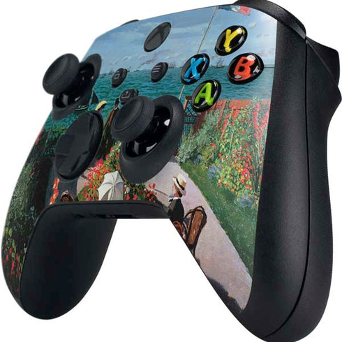 Claude Monet The Terrace at Sainte-Adresse Xbox Series X Controller Skin