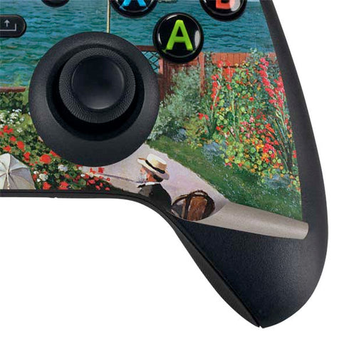 Claude Monet The Terrace at Sainte-Adresse Xbox Series X Controller Skin