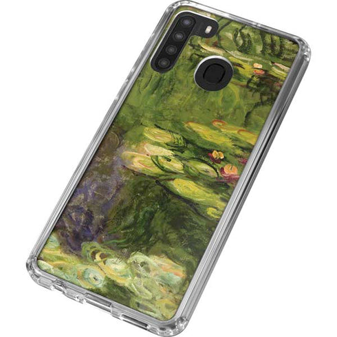 Claude Monet Waterlilies Galaxy A21 Clear Case
