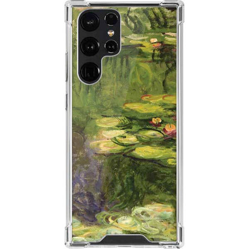 Claude Monet Waterlilies Galaxy S22 Ultra Clear Case