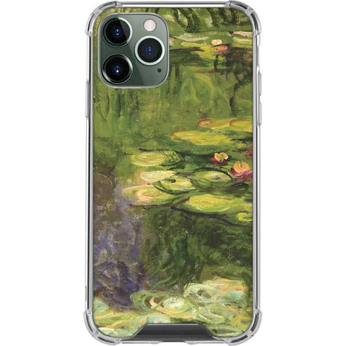 Monet - Waterlilies by Monet iPhone 11 Pro Max Clear Case