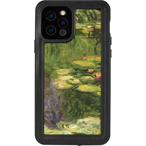 Claude Monet Waterlilies iPhone 12 Pro Waterproof Case