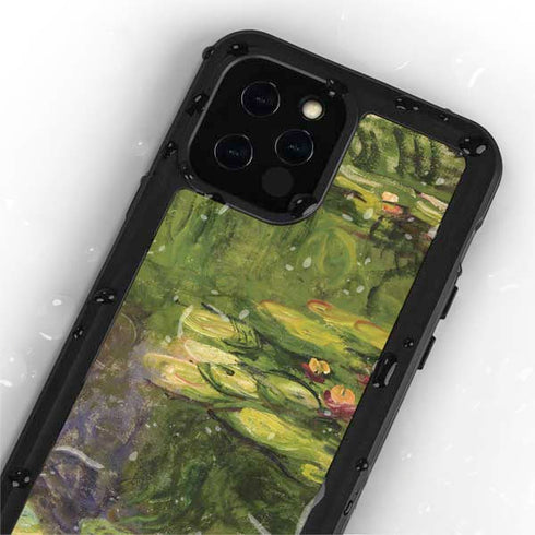 Claude Monet Waterlilies iPhone 12 Pro Waterproof Case