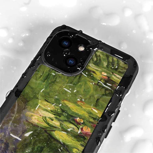 Claude Monet Waterlilies iPhone 13 Mini Waterproof Case