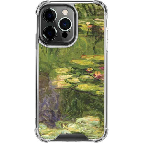 Monet - Waterlilies by Monet iPhone 15 Pro Clear Case