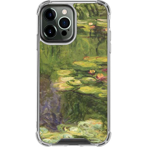 Monet - Waterlilies by Monet iPhone 15 Pro Max Clear Case
