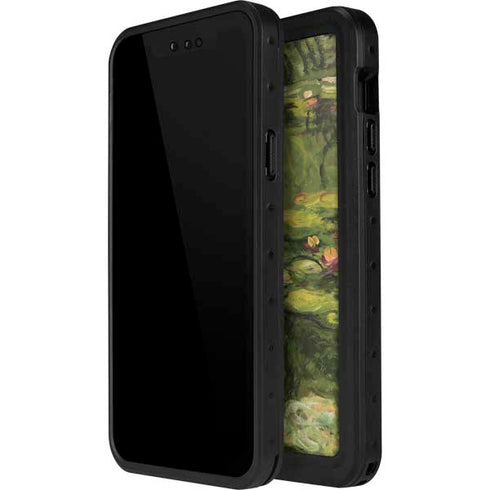 Claude Monet Waterlilies iPhone 14 Pro Max Waterproof Case
