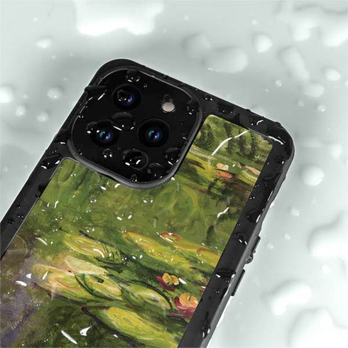 Claude Monet Waterlilies iPhone 14 Pro Max Waterproof Case