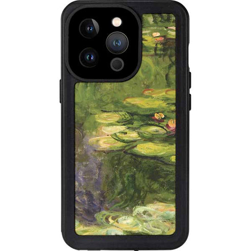 Claude Monet Waterlilies iPhone 14 Pro Waterproof Case