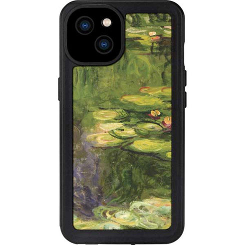 Monet - Waterlilies by Monet iPhone 15 Plus Waterproof Case