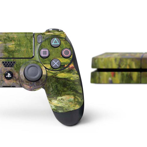 Claude Monet Waterlilies PS4 Console and Controller Bundle Skin
