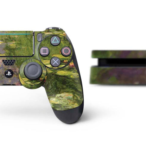 Claude Monet Waterlilies PS4 Slim Bundle Skin