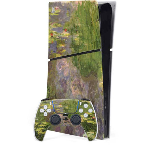 Monet - Waterlilies by Monet PS5 Slim Digital Edition Bundle Skin