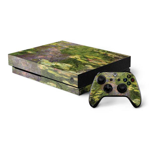 Claude Monet Waterlilies Xbox One X Bundle Skin