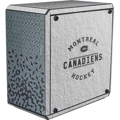 NHL Montreal Canadiens Black Text Cooler Master MasterBox Q300L Mini Tower Skin