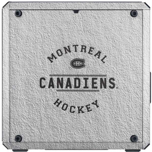 NHL Montreal Canadiens Black Text Cooler Master MasterBox Q300L Mini Tower Skin