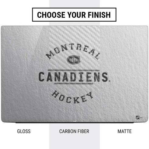 NHL Montreal Canadiens Black Text Dell Vostro Skin