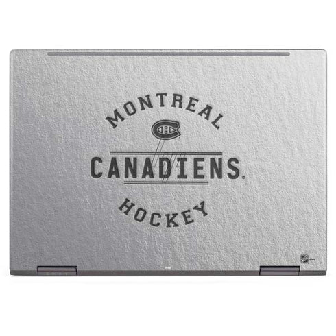 NHL Montreal Canadiens Black Text HP Envy Skin