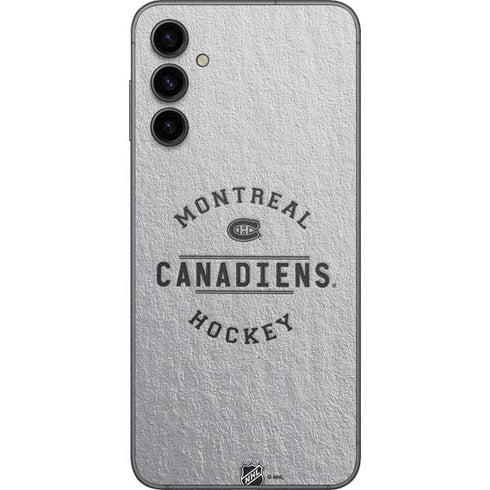 NHL Montreal Canadiens Black Text Galaxy A14 5G Skin