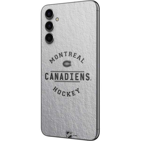 NHL Montreal Canadiens Black Text Galaxy A14 5G Skin