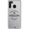 NHL Montreal Canadiens Black Text Galaxy A21 Clear Case