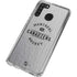 NHL Montreal Canadiens Black Text Galaxy A21 Clear Case