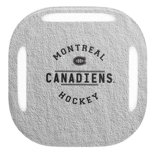 NHL Montreal Canadiens Black Text Galaxy Buds Pro Skin