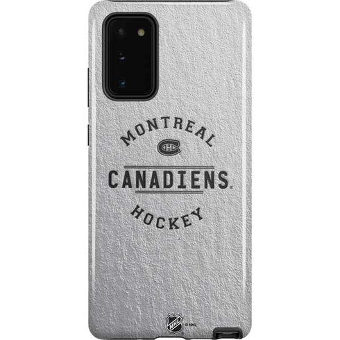 NHL Montreal Canadiens Black Text Galaxy Note20 5G Pro Case