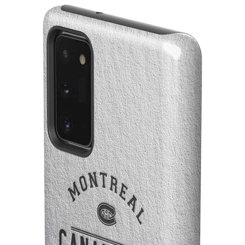 NHL Montreal Canadiens Black Text Galaxy Note20 5G Pro Case