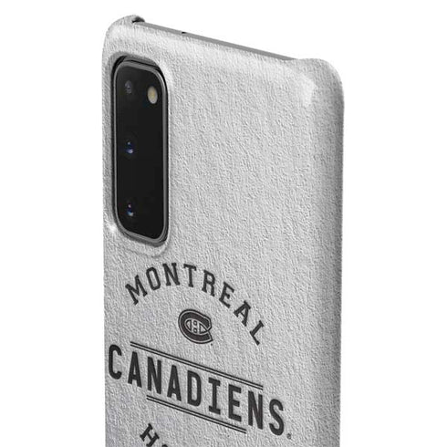 NHL Montreal Canadiens Black Text Galaxy S20 Lite Case