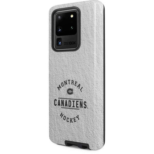 NHL Montreal Canadiens Black Text Galaxy S20 Ultra 5G Pro Case