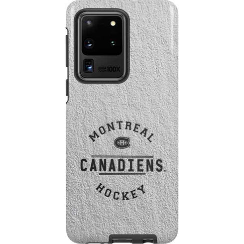 NHL Montreal Canadiens Black Text Galaxy S20 Ultra 5G Pro Case