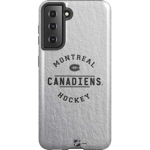 NHL Montreal Canadiens Black Text Galaxy S21 5G Pro Case