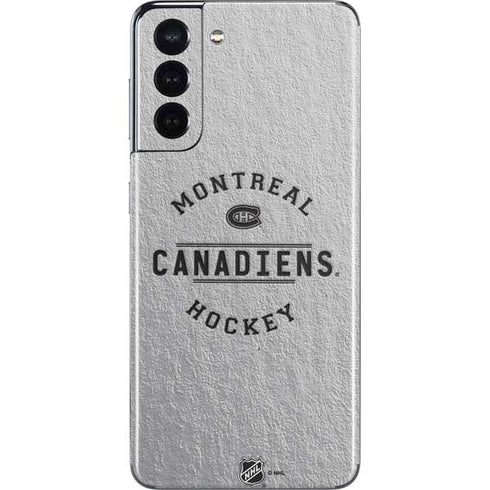 NHL Montreal Canadiens Black Text Galaxy S21 5G Skin