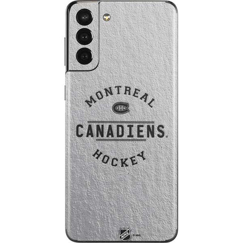 NHL Montreal Canadiens Black Text Galaxy S21 Plus 5G Skin