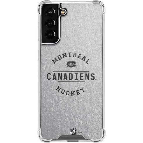 NHL Montreal Canadiens Black Text Galaxy S22 Plus Clear Case