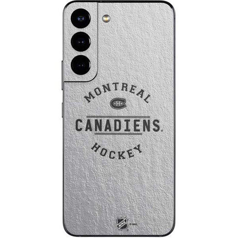 NHL Montreal Canadiens Black Text Galaxy S22 Skin