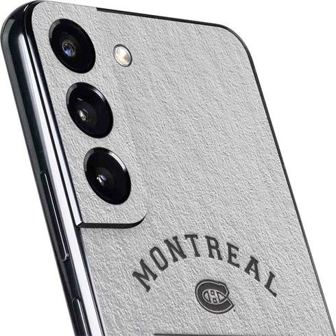 NHL Montreal Canadiens Black Text Galaxy S22 Skin
