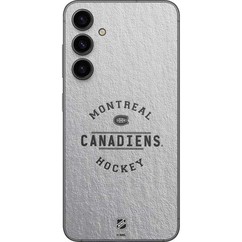 NHL Montreal Canadiens Black Text Galaxy S23 FE Skin