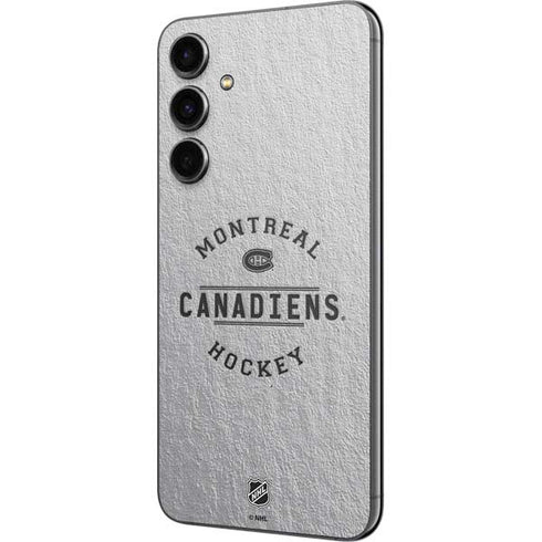 NHL Montreal Canadiens Black Text Galaxy S23 FE Skin