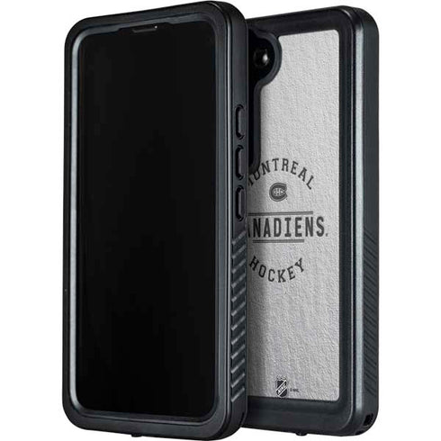 NHL Montreal Canadiens Black Text Galaxy S23 Plus Waterproof Case