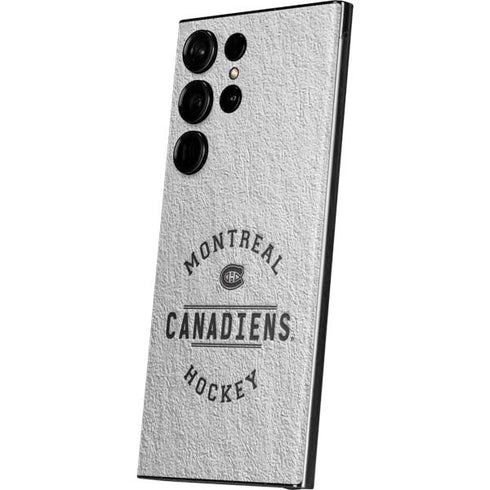 NHL Montreal Canadiens Black Text Galaxy S23 Ultra Skin