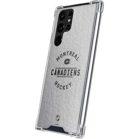 NHL Montreal Canadiens Black Text Galaxy S24 Ultra Clear Case