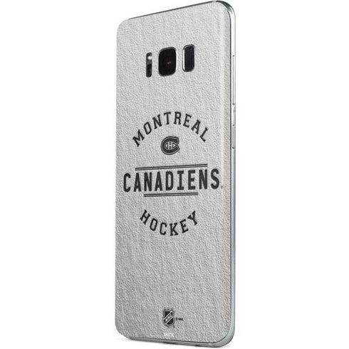 NHL Montreal Canadiens Black Text Galaxy S8 Plus Skin