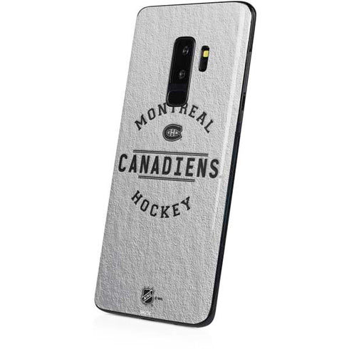 NHL Montreal Canadiens Black Text Galaxy S9 Plus Skin